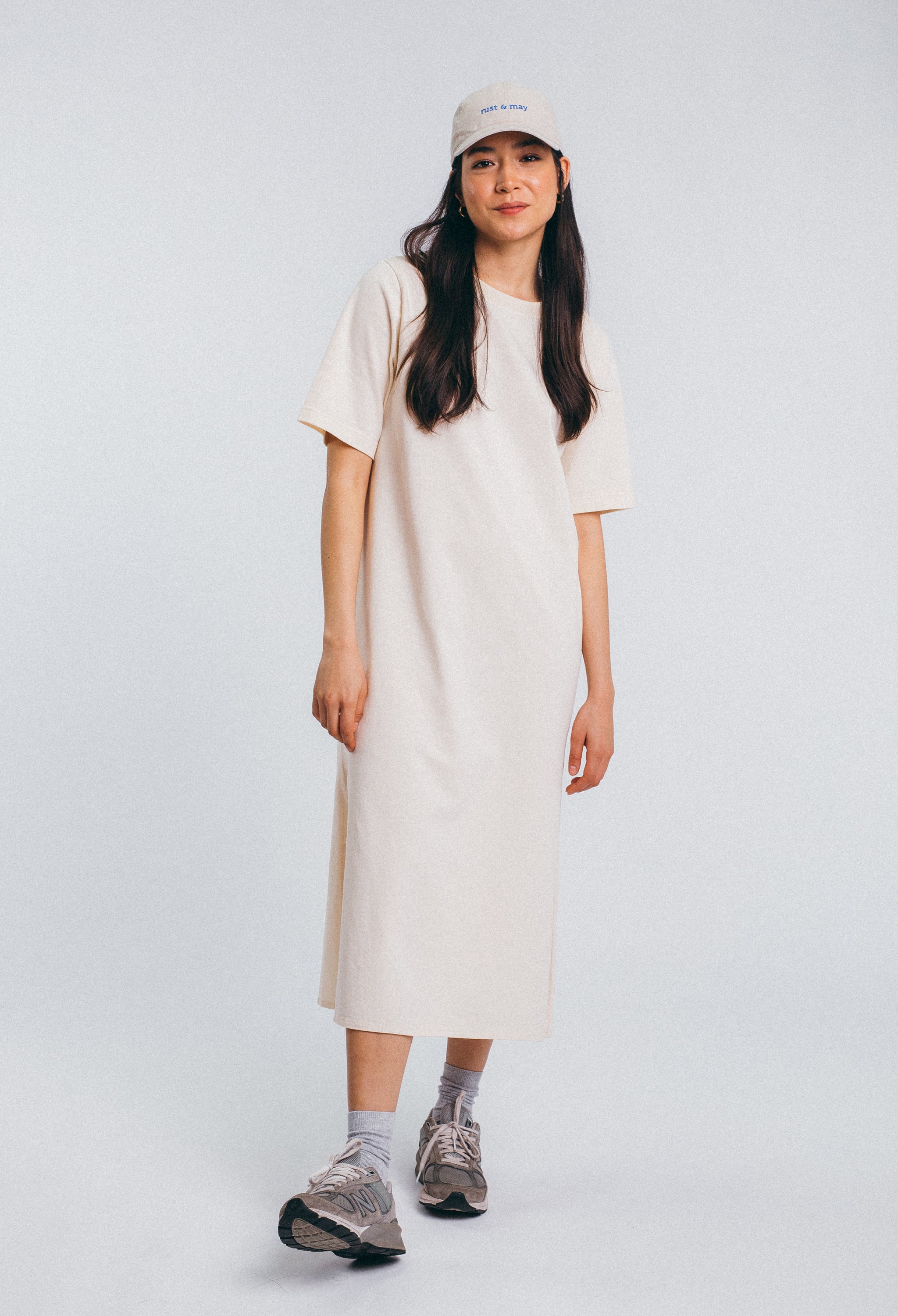 T-shirt Dress (Creme)