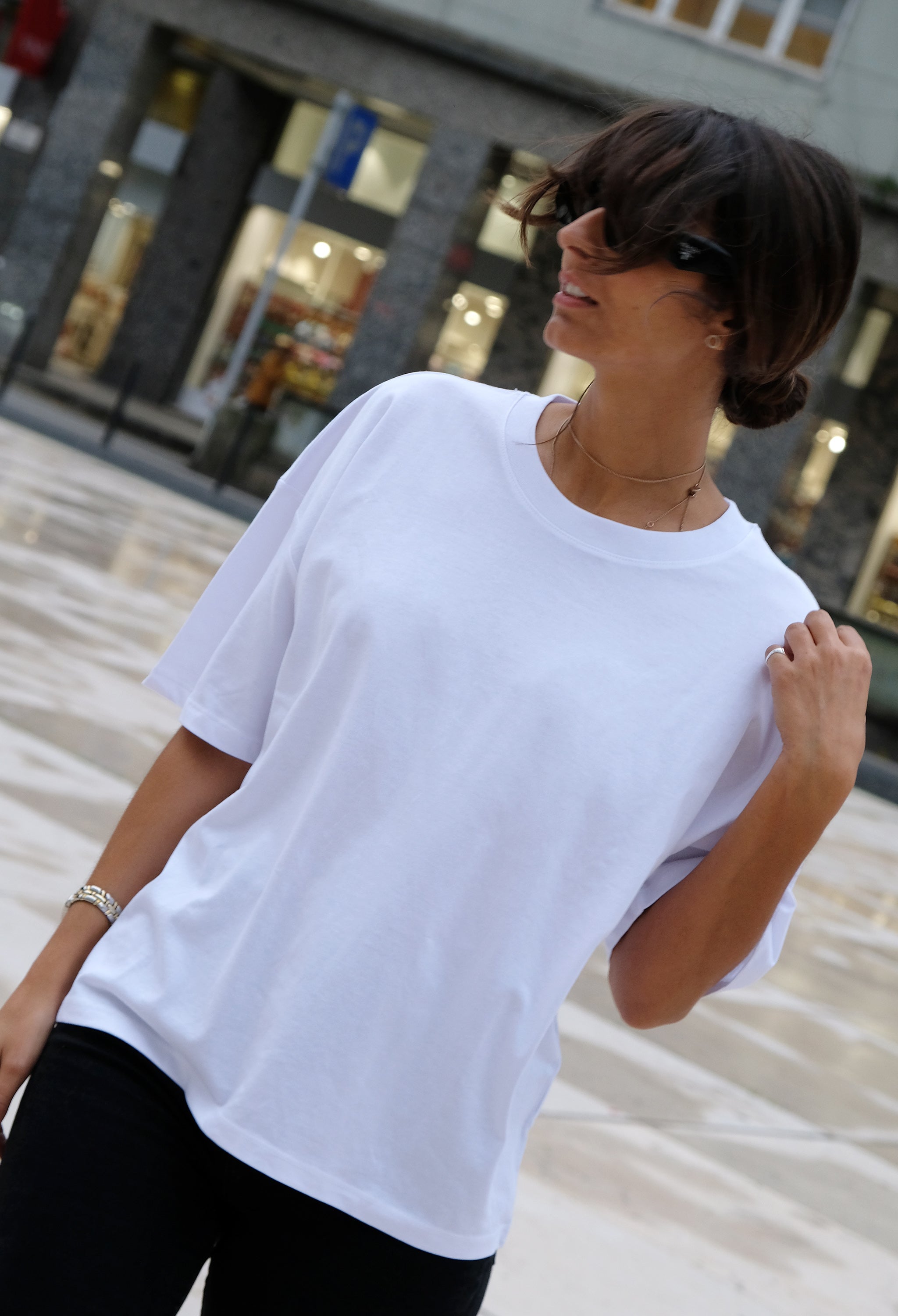 t-shirt básica branca