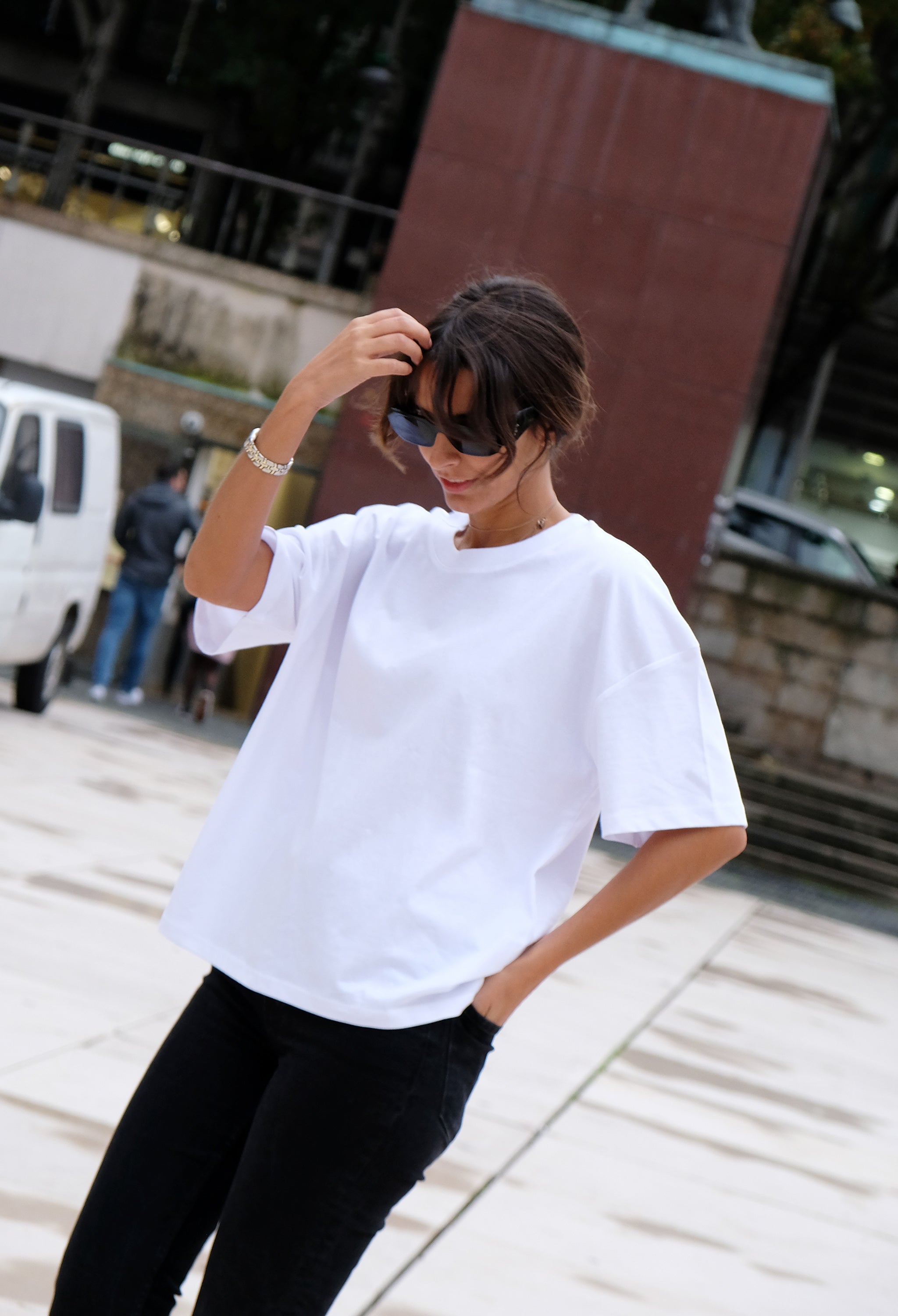 t-shirt básica branca