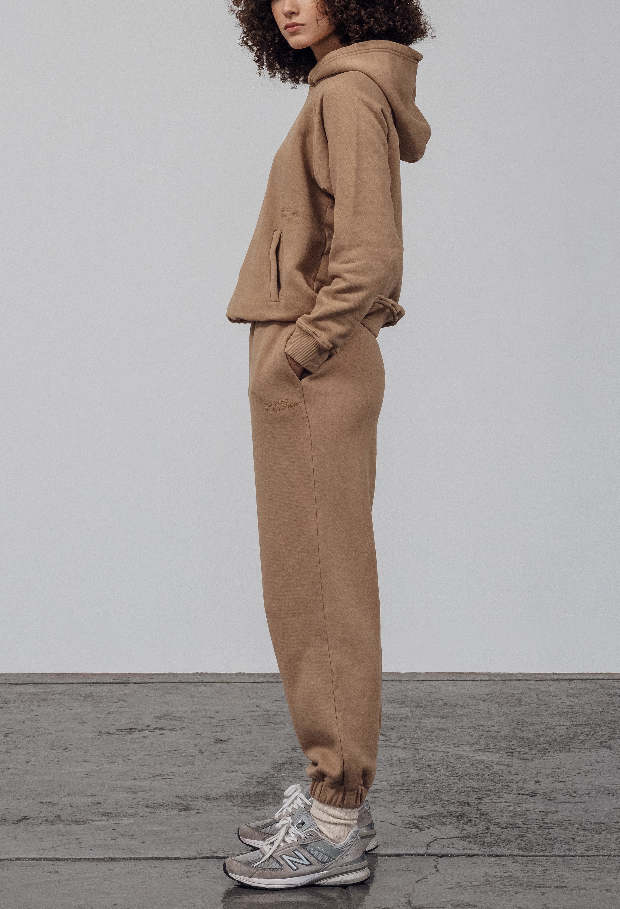 Organic Cotton Trackpants Camel