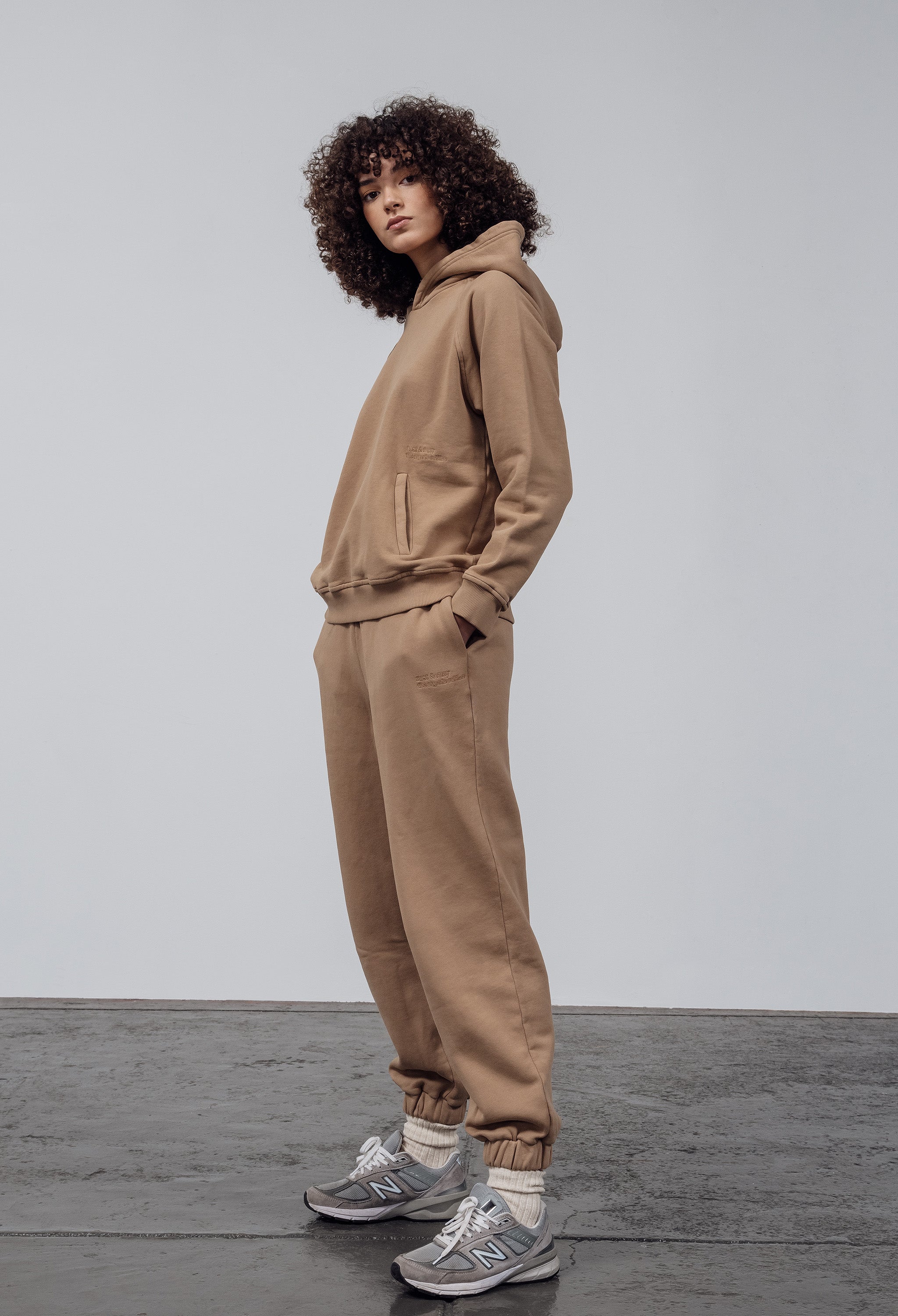 Organic Cotton Trackpants Camel