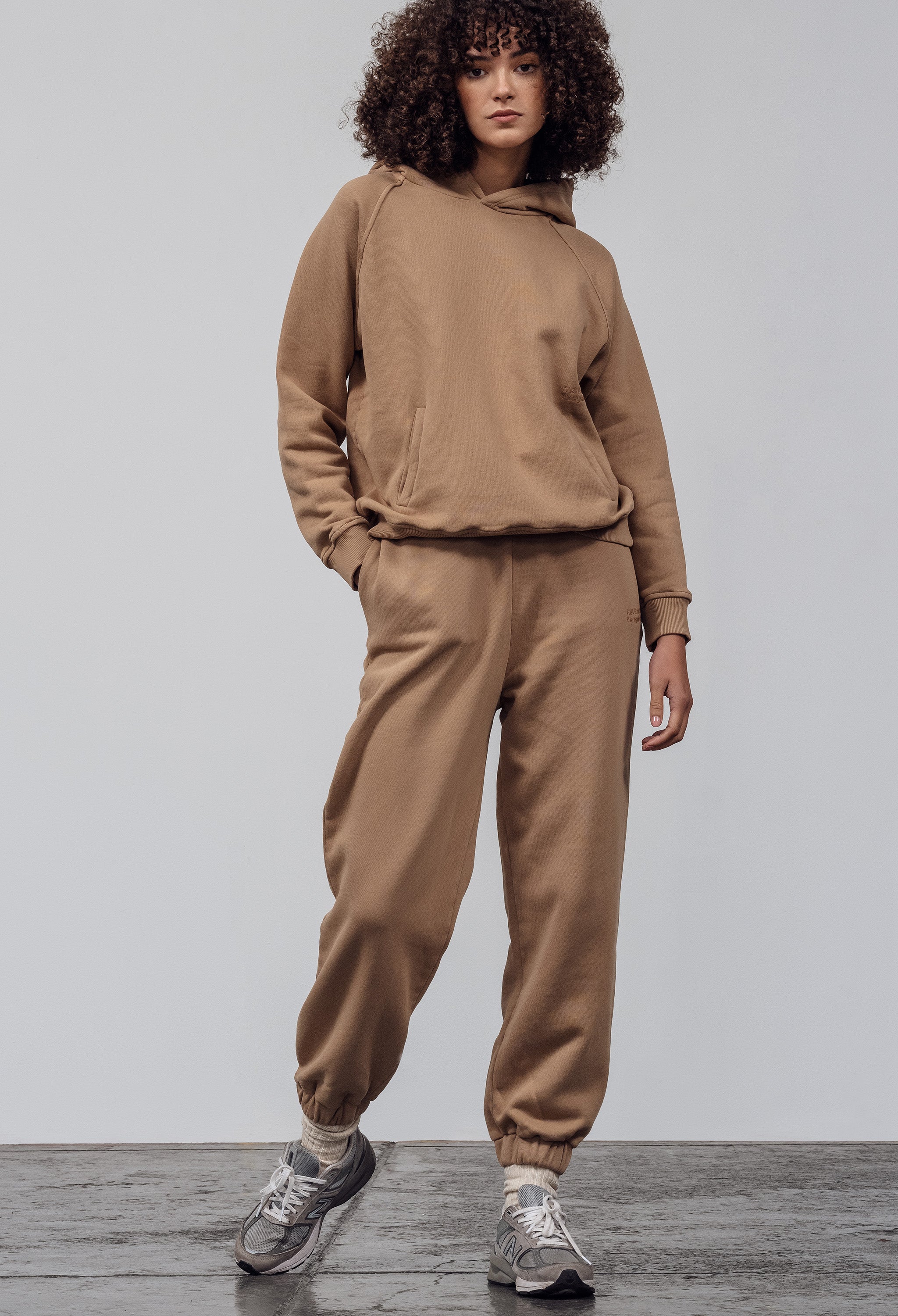 Organic Cotton Trackpants Camel