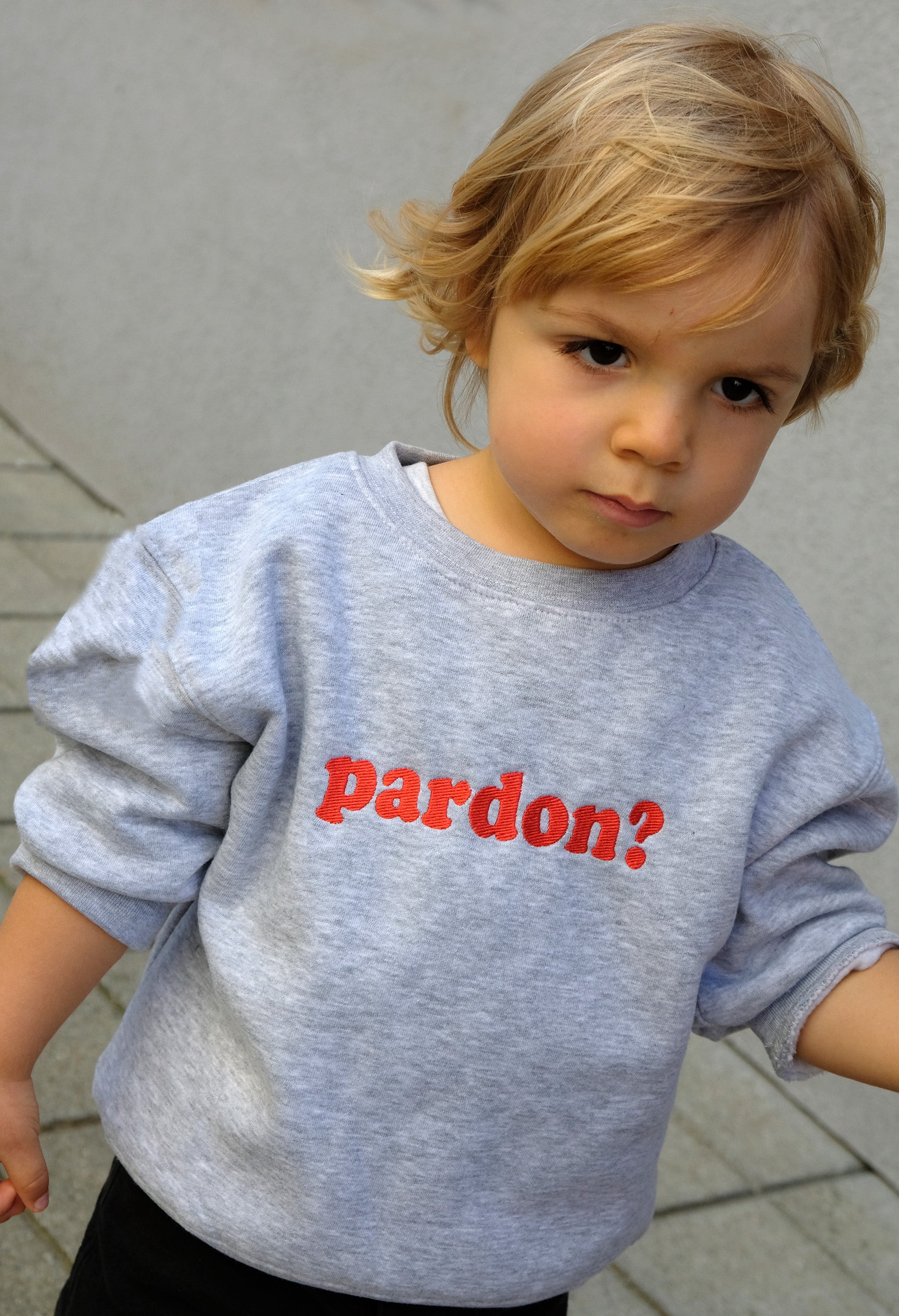 Pardon? Kids Sweatshirt