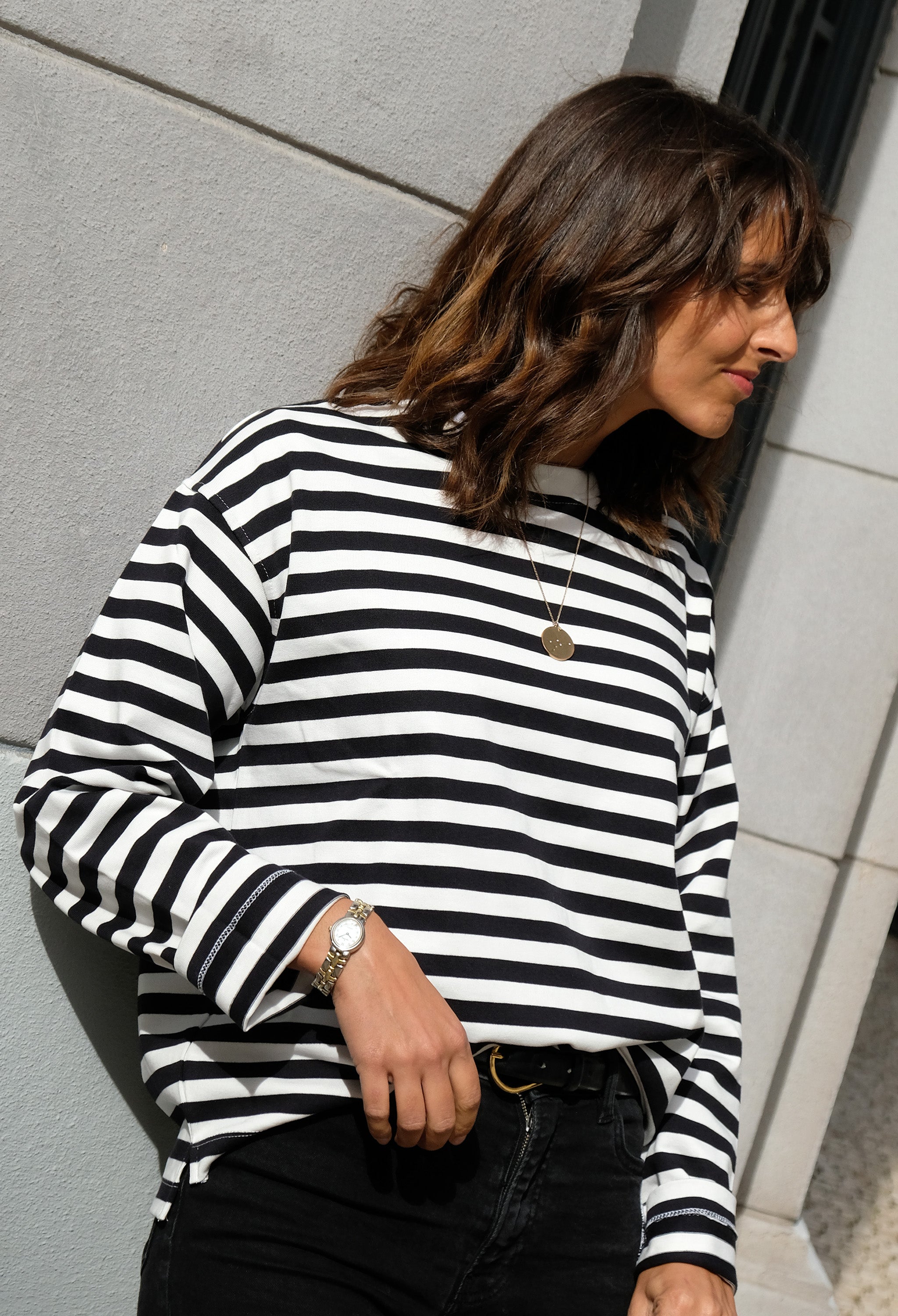 Stripes Longsleeve Black